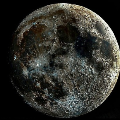 تصویری شگفت انگیز از چهره واقعی ماه