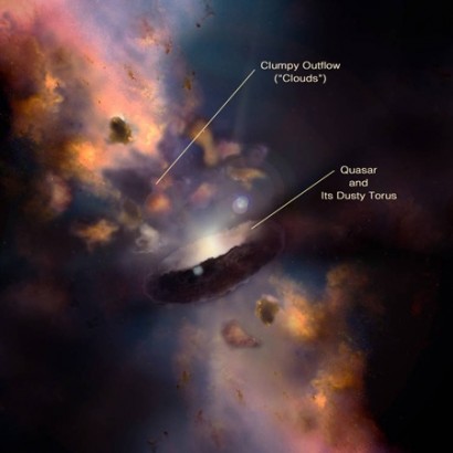 چرا ابرها در اطراف “سیاهچاله” به وجود می‌آیند