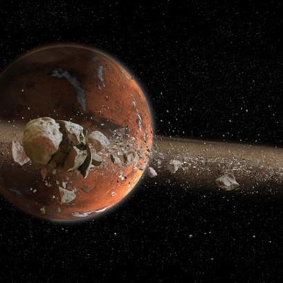 سیارۀ مریخ در گذشته حلقه‌ داشت
