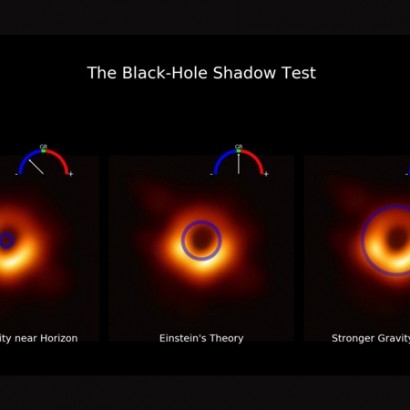 آزمون نسبیت عام با سایه سیاهچاله