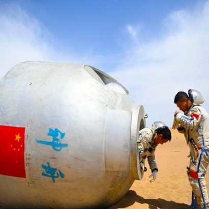 فضانوردان چینی برای شرایط شدید تمرین می کنند