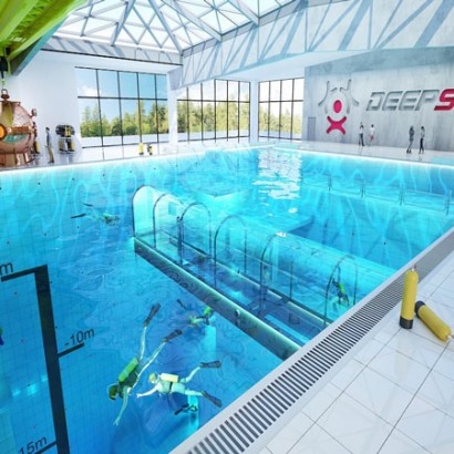 عمیق ترین استخر شنای جهان در لهستان افتتاح می شود