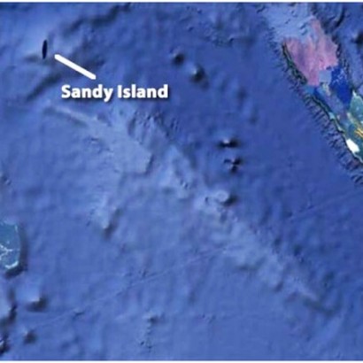 جزیره شنی که در نقشه هست، اما در واقعیت، نه!