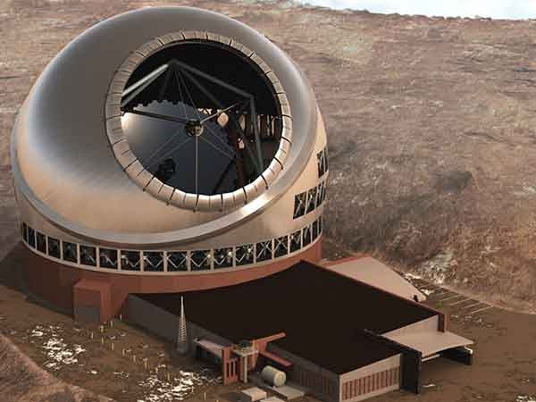 مدلی از تلسکوپ سی متری در هاوایی