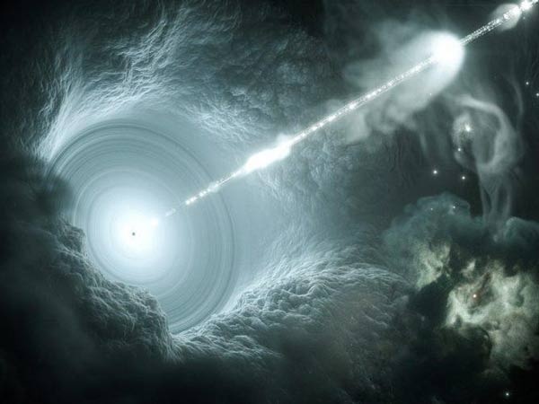فوران پرتو گاما می‌تواند فراتر از سرعت نور حرکت کند