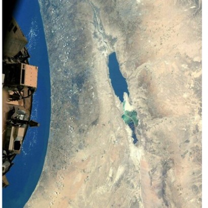 عکس پست ترین نقطه زمین از ایستگاه فضایی