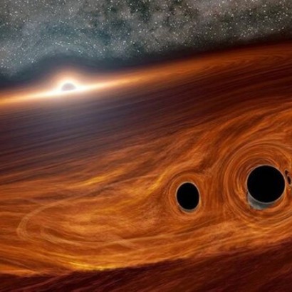 احتمال رصد نور ناشی از برخورد ۲ سیاهچاله