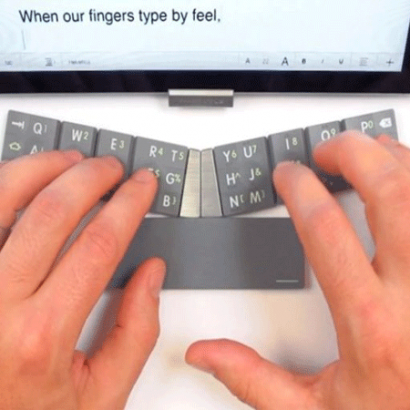 با TextBlade، کوچک‌ترین کیبورد لمسی دنیا آشنا شوید
