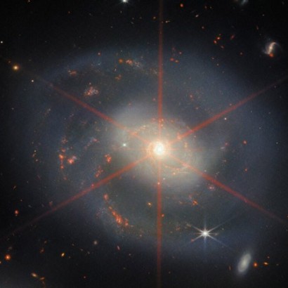 جیمز وب یک کهکشان مارپیچی را رصد کرد