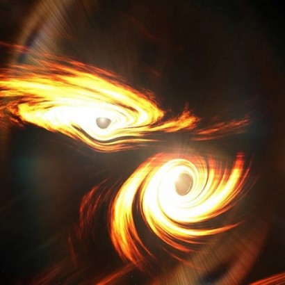 کشف سیاهچاله‌های غول‌پیکر در مسیر برخورد