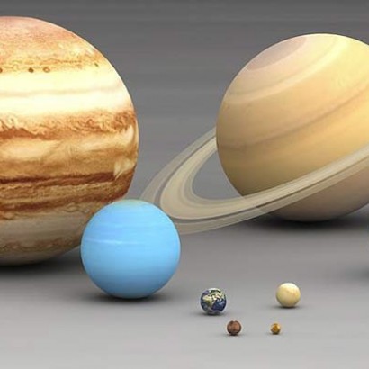 ویدیوی جالب اندازه ی سیارات