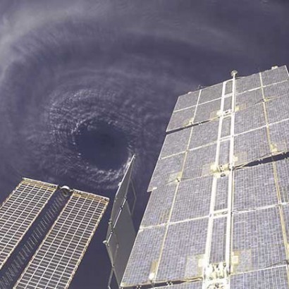 تصویر امروز ناسا، طوفان ایوان از ایستگاه فضایی