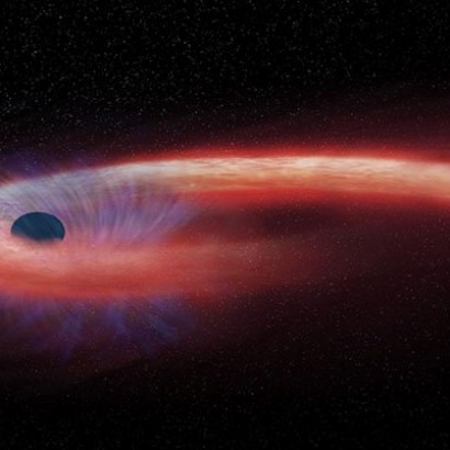 سیاهچاله ای در حال تکه پاره کردن یک ستاره (به همراه ویدیو)