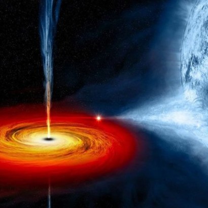 منجمان سیاهچاله‌ای را مشاهده کردند که دو بار فوران ماده دارد