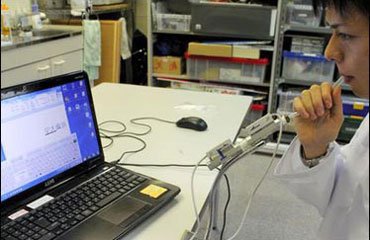 تولید موس کامپیوتر که با تنفس کار می کند