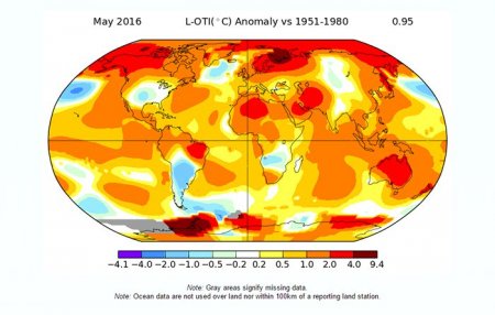 ماه مه امسال گرم ترین ماه در کل تاریخ ثبت شده بشر
