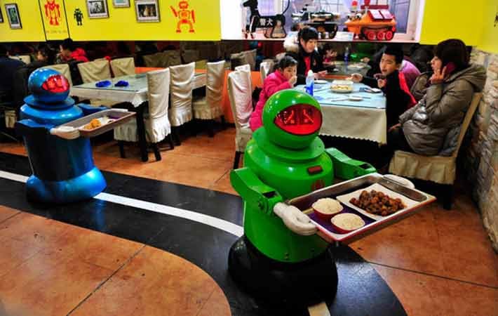رستوران داری از طریق ربات ها