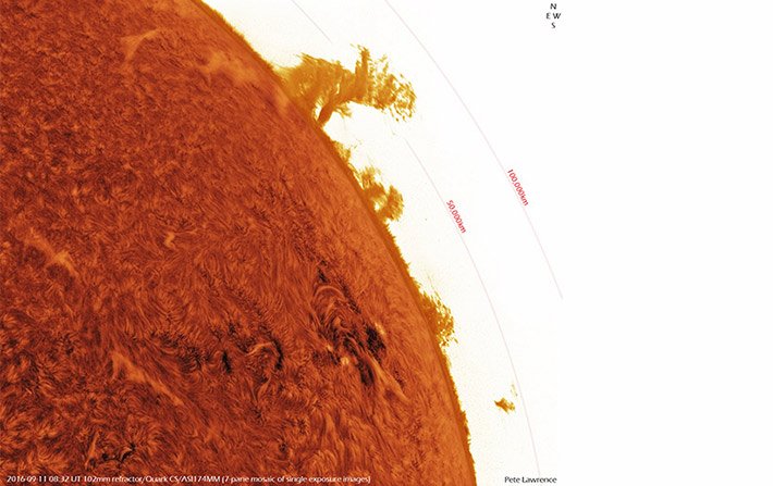 تصویری از 50 کیلومتری خورشید