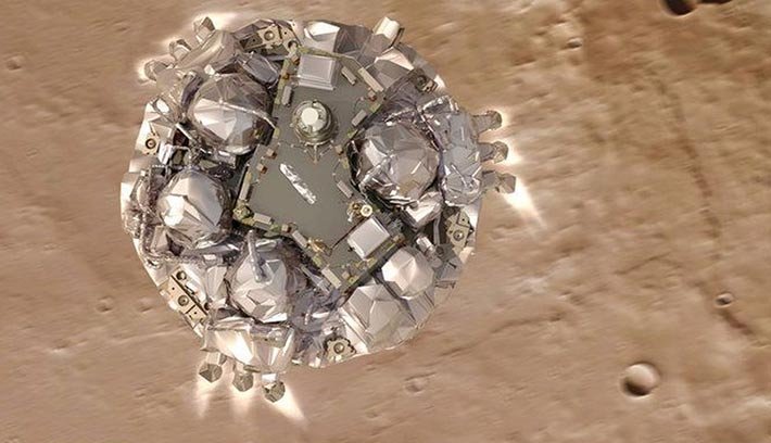 محل احتمالی سقوط "شیاپارلی" در مریخ پیدا شد
