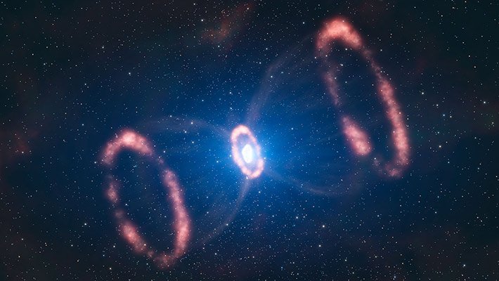 رصد انفجار یک ستاره و تشکیل سیاه چاله برای اولین بار