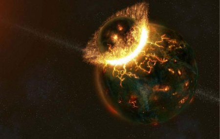 آیا ماه از یک سیاره تبخیری به وجود آمده است؟