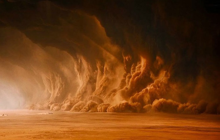 طوفان شن مهیب در مریخ ادامه دارد