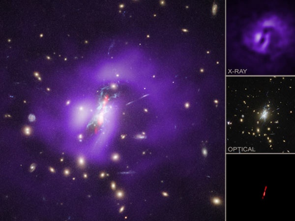 سیاه‌چالۀ عظیم ققنوس روند تشکیل ستاره را افزایش می‌دهد