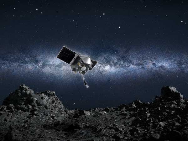 فضا پیمای ناسا قطعاتی از سنگ فضایی سیارک بنو را به زمین می آورد