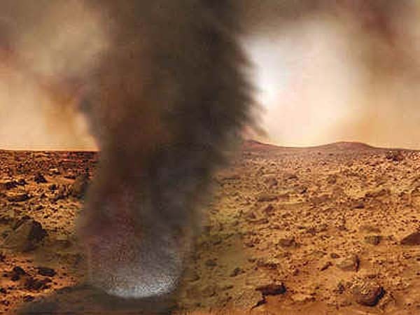 چرا برف‎های مریخ غبارآلودند؟