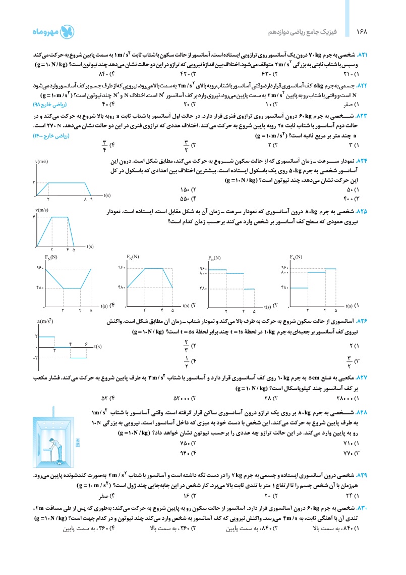 دانلود نمونه صفحات جامع فیزیک دوازدهم ریاضی کنکور (جلد سوال)