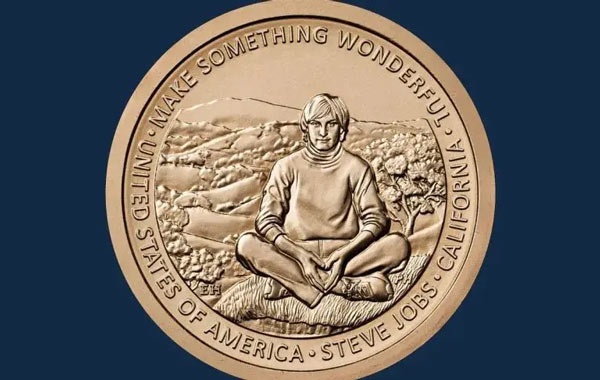 تصویر استیو جابز روی سکه یک دلاری آمریکا قرار می‌گیرد