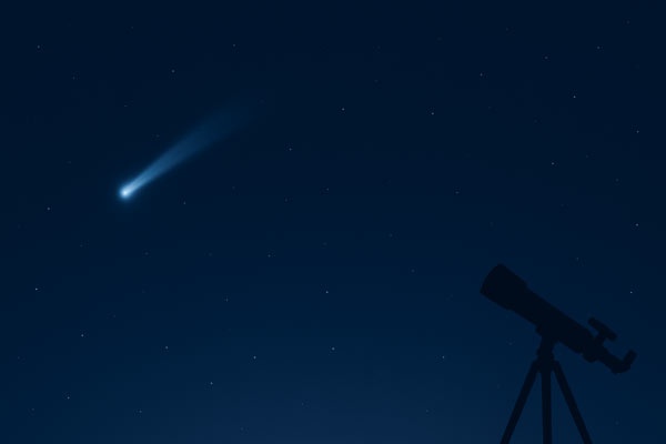 رصد دنباله‌دار نادر «سوان» از آسمان عمان