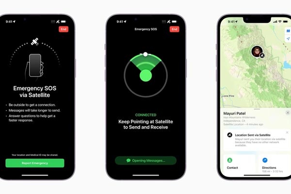 قابلیت‌های ماهواره‌ای جدید آیفون